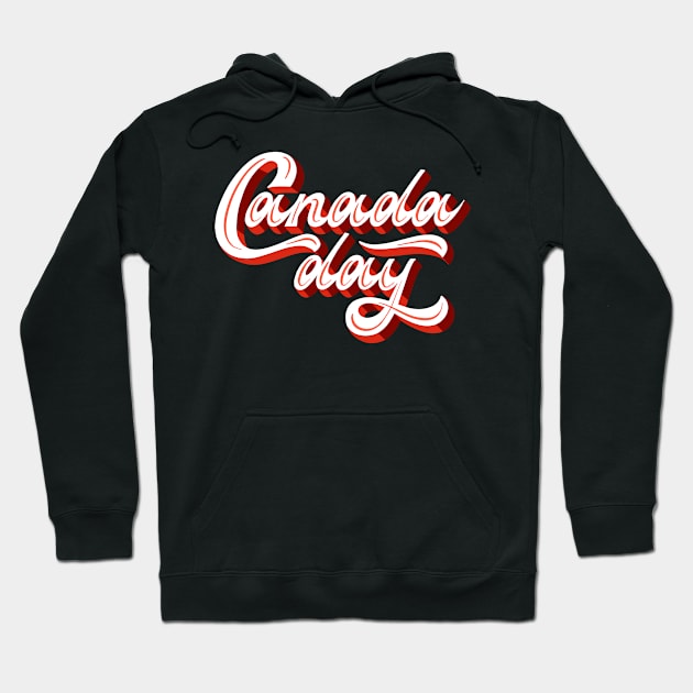 Canada Day Hoodie by Oh My Gift Art